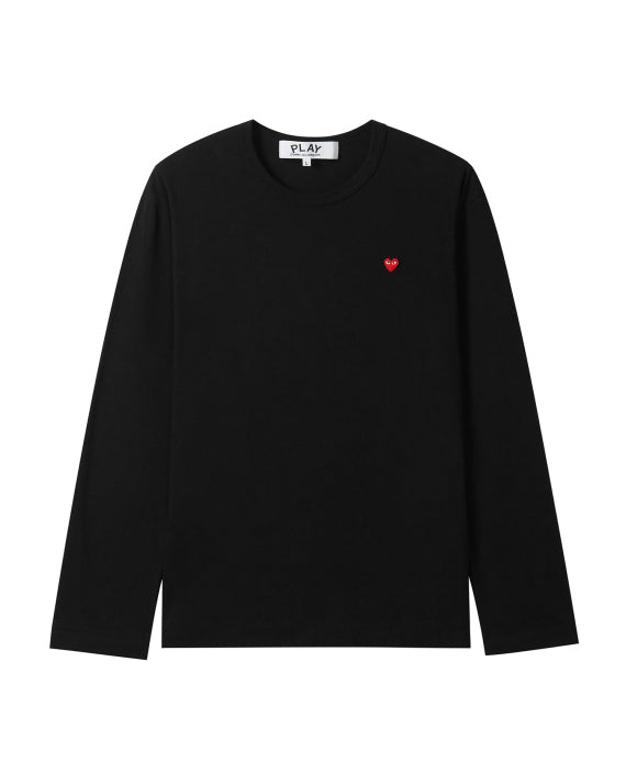 COMME des GARÇONS PLAY Mini Heart Crew Neck Tee - Black