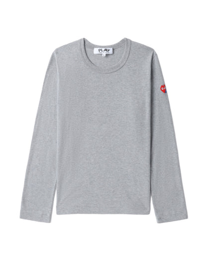 COMME des GARÇONS PLAY X Invader Long-Sleeve Tee - Grey
