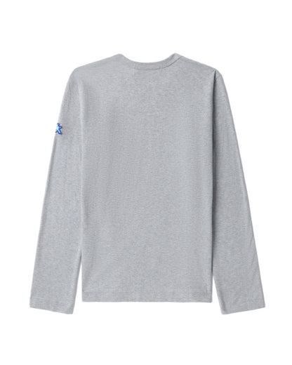 COMME des GARÇONS PLAY X Invader Long-Sleeve Tee - Grey
