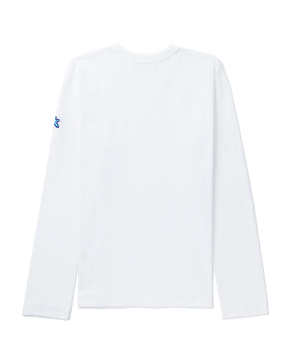 COMME des GARÇONS PLAY X Invader Long-Sleeve Tee - White