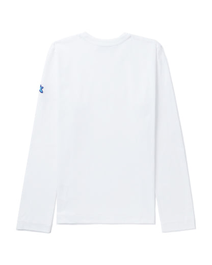 COMME des GARÇONS PLAY X Invader Long-Sleeve Tee - White
