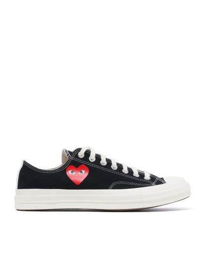 COMME des GARÇONS PLAY X Converse Chuck 70 Low-Top Sneakers - Black