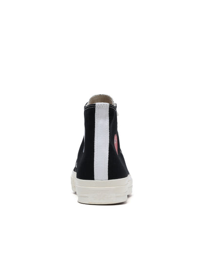 COMME des GARÇONS PLAY X Converse Chuck 70 High-Top Sneakers - Black