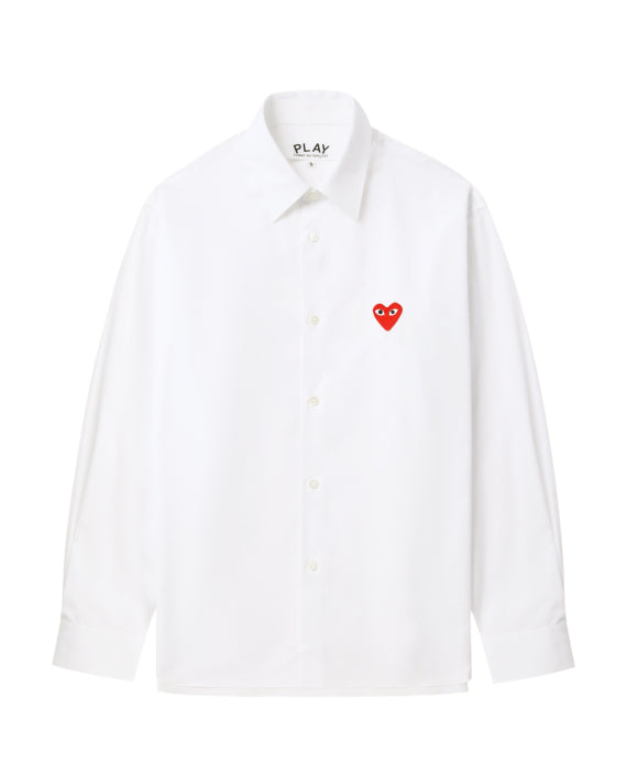 COMME des GARÇONS PLAY Heart Emblem Shirt - White
