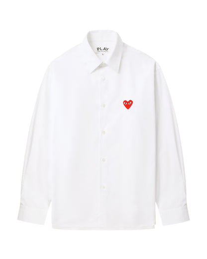 COMME des GARÇONS PLAY Heart Emblem Shirt - White