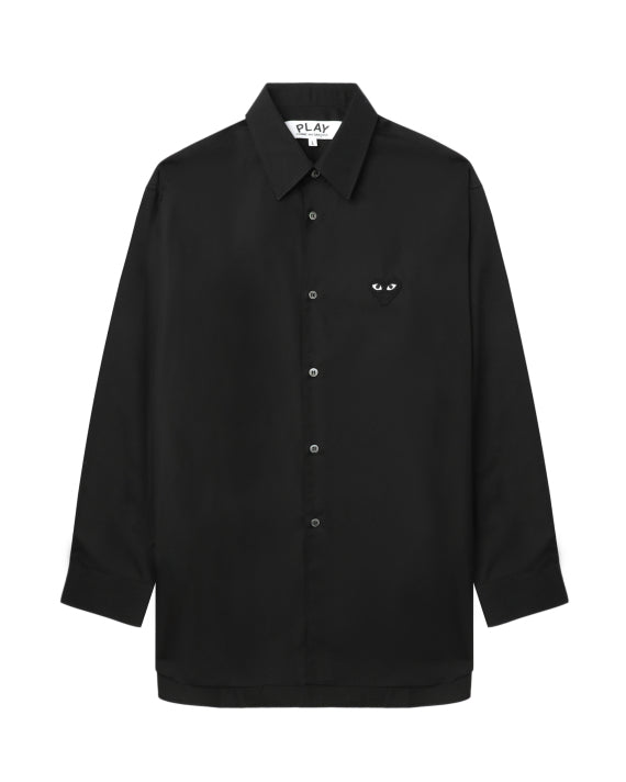 COMME des GARÇONS PLAY Heart Emblem Shirt - Black