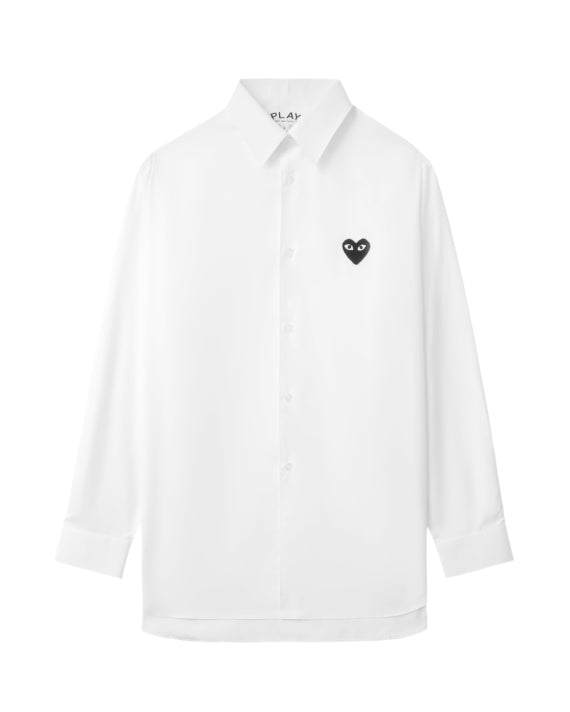 COMME des GARÇONS PLAY Heart Emblem Shirt - White