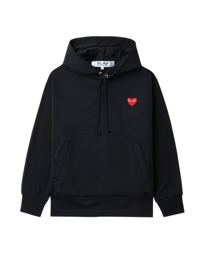 COMME des GARÇONS PLAY Logo Hoodie - Black