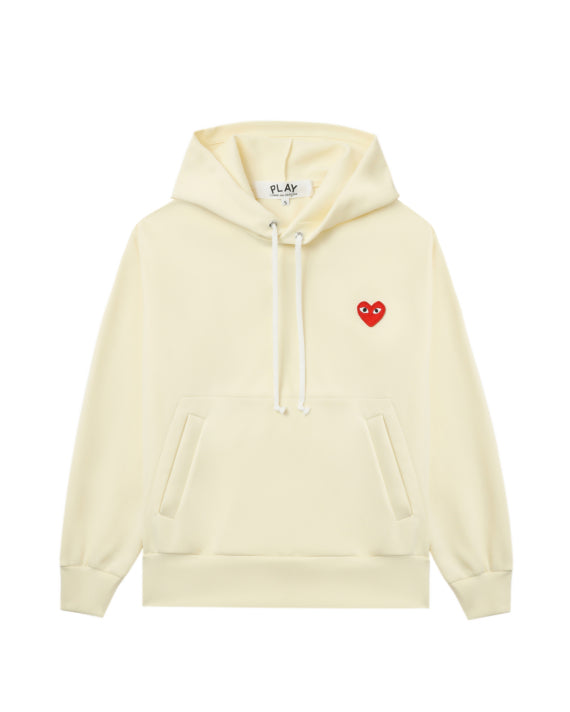 COMME des GARÇONS PLAY Logo Hoodie - Ivory