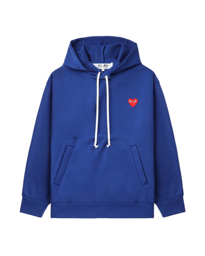 COMME des GARÇONS PLAY Logo Hoodie - Navy Blue