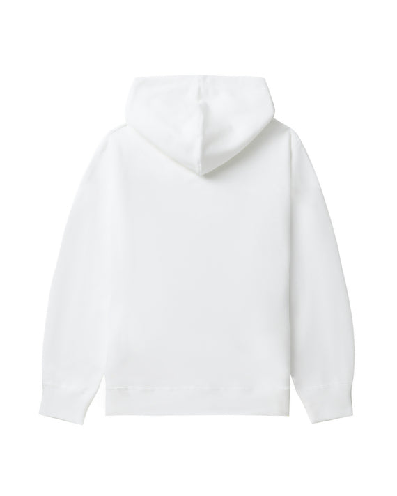 COMME des GARÇONS PLAY Merged Heart Emblem Hoodie - White