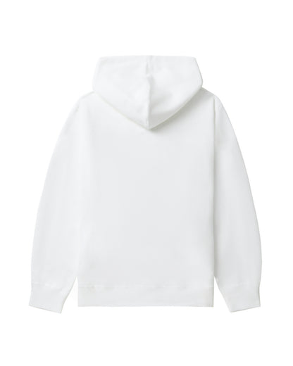 COMME des GARÇONS PLAY Merged Heart Emblem Hoodie - White