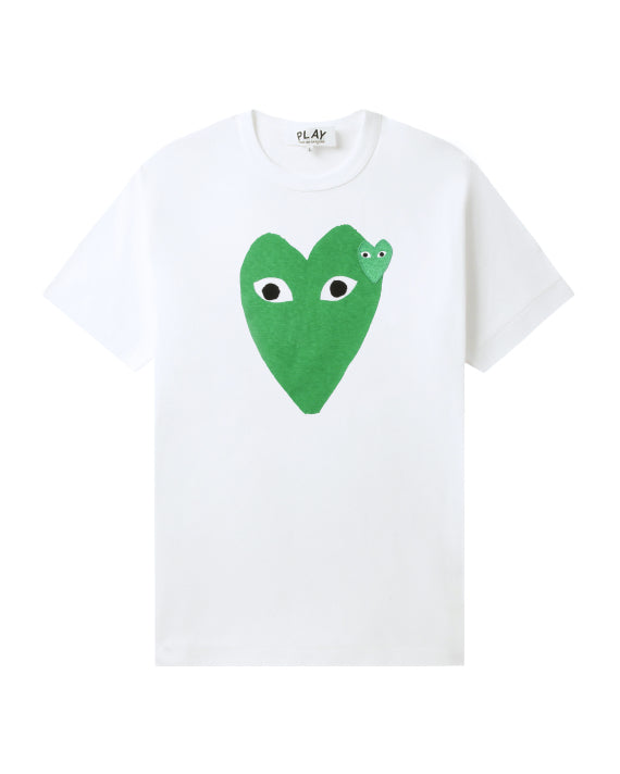 COMME des GARÇONS PLAY Heart Logo Tee - White
