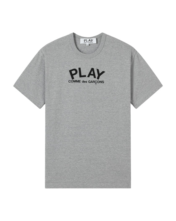 COMME des GARÇONS PLAY Heart Back Logo Tee - Grey