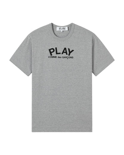 COMME des GARÇONS PLAY Heart Back Logo Tee - Grey
