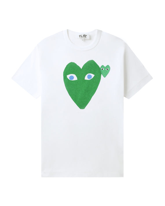 COMME des GARÇONS PLAY Heart Logo Tee - White