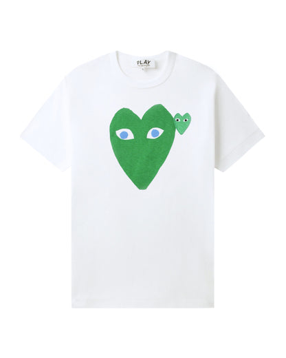 COMME des GARÇONS PLAY Heart Logo Tee - White