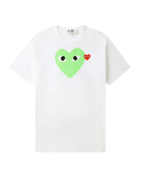 COMME des GARÇONS PLAY Heart Logo Tee - Light Green