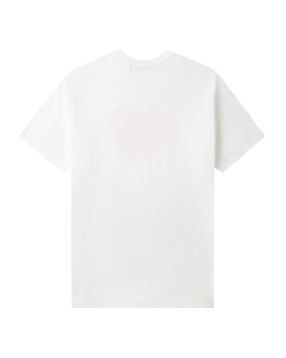 COMME des GARÇONS PLAY Heart Logo Tee - Pink