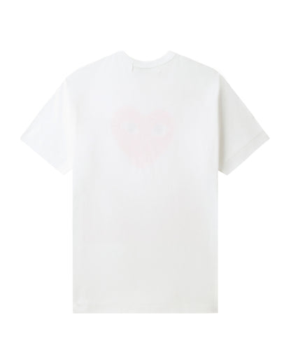 COMME des GARÇONS PLAY Heart Logo Tee - Pink