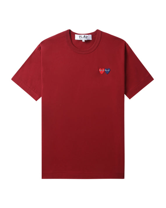 COMME des GARÇONS PLAY Logo Tee - Bright Red (1)