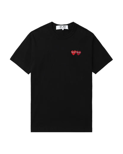 COMME des GARÇONS PLAY Logo Tee - Black
