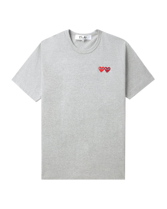 COMME des GARÇONS PLAY Logo Tee - Grey