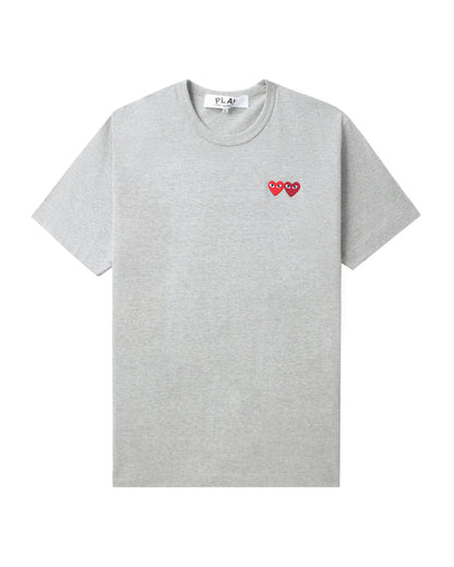 COMME des GARÇONS PLAY Logo Tee - Grey