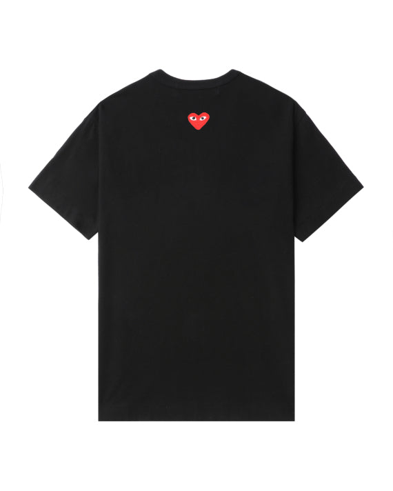 COMME des GARÇONS PLAY Heart Emblem Tee - Black