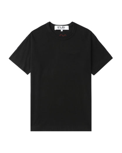 COMME des GARÇONS PLAY Heart Emblem Tee - Black