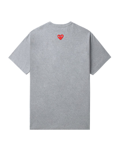 COMME des GARÇONS PLAY Heart Emblem Tee - Grey