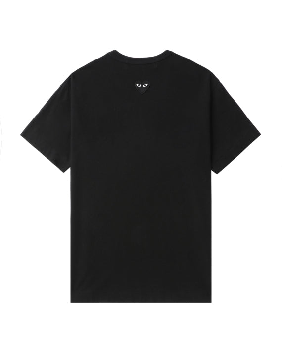 COMME des GARÇONS PLAY Heart Emblem Tee - Black