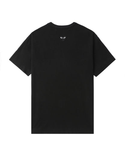COMME des GARÇONS PLAY Heart Emblem Tee - Black