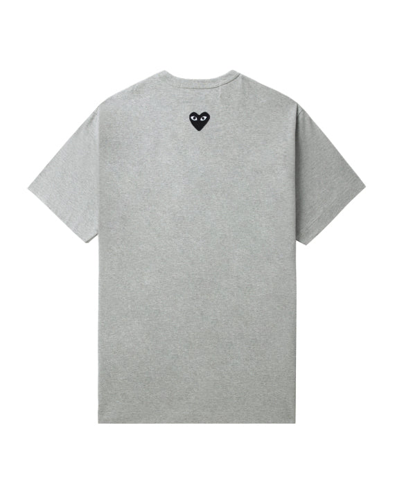 COMME des GARÇONS PLAY Heart Emblem Tee - Grey