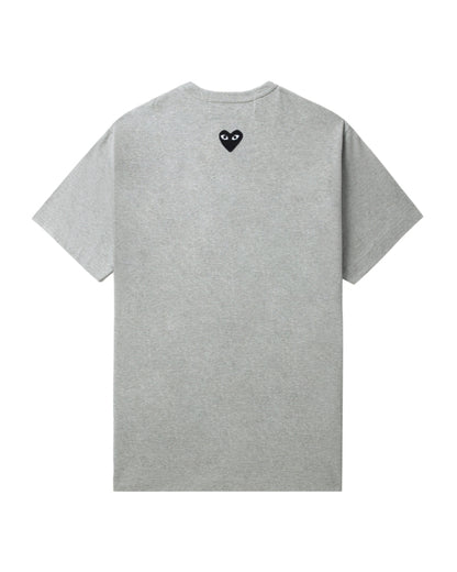 COMME des GARÇONS PLAY Heart Emblem Tee - Grey