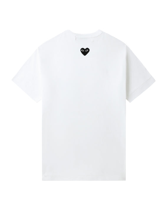 COMME des GARÇONS PLAY Heart Emblem Tee - White