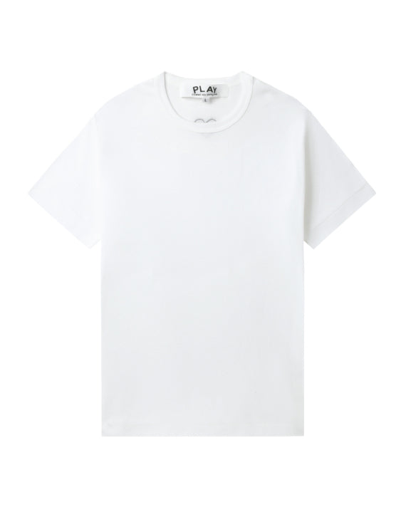 COMME des GARÇONS PLAY Heart Emblem Tee - White