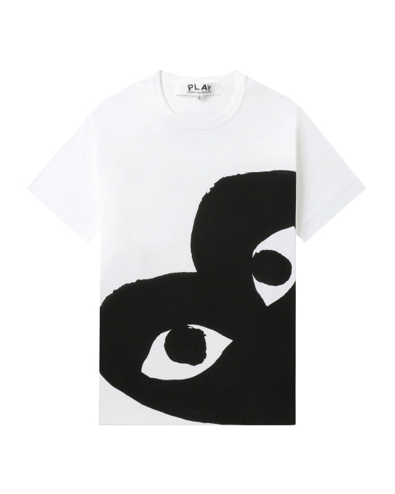 COMME des GARÇONS PLAY Heart Logo Tee - White