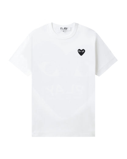 COMME des GARÇONS PLAY Heart Logo Tee - White