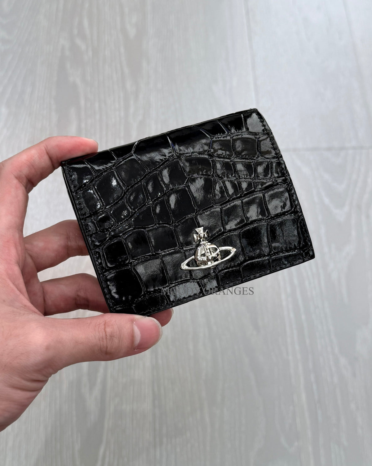Vivienne Westwood Woman Billfold – Black Crocs Wallet