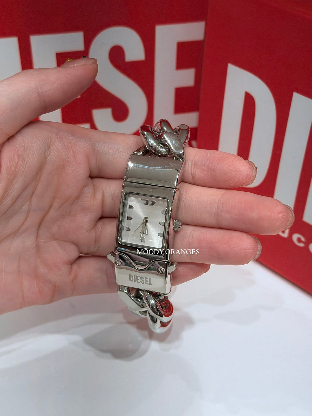 Diesel Closer Stainless Steel Watch - MOODY ORANGES
