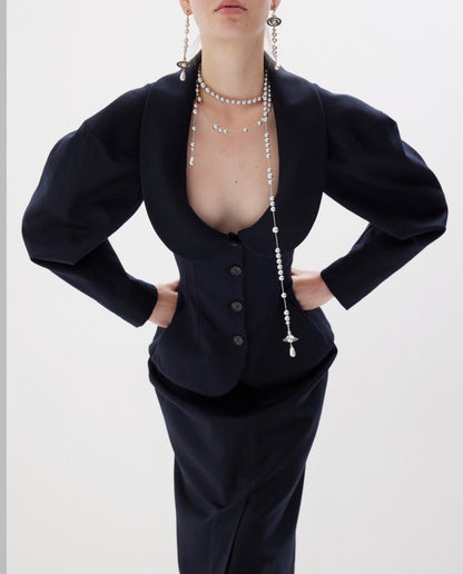 Vivienne Westwood Broken Pearl Necklace - MOODY ORANGES
