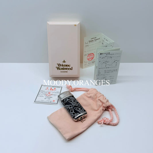 Vivienne Westwood Black & White Orb Logo Lighter
