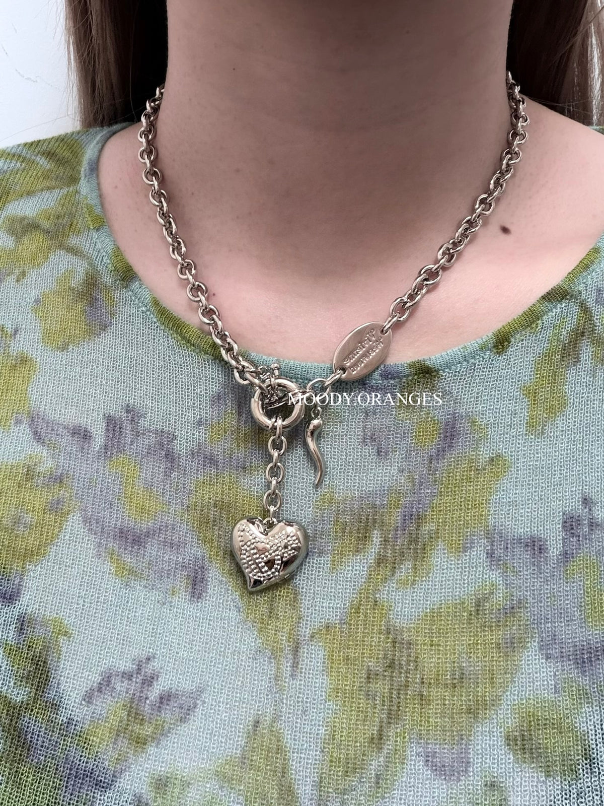 Vivienne Westwood Della Pendant Necklace - Platinum