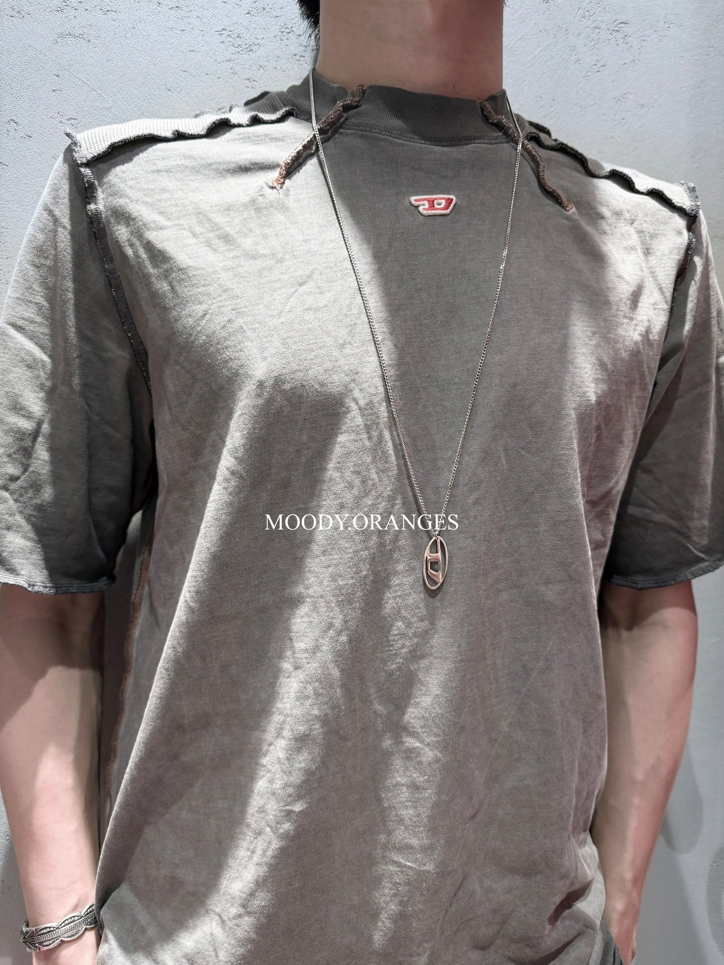 Diesel Stainless Steel Chain Necklace
