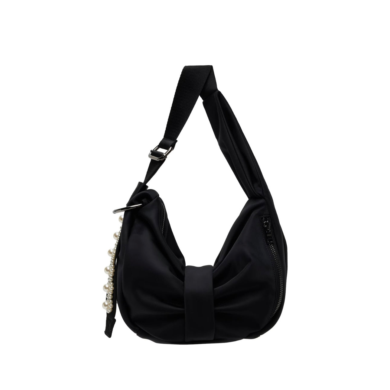 Simone Rocha Black Mini Sling Bow Bag