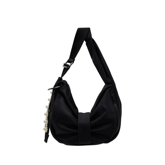 Simone Rocha Black Mini Sling Bow Bag