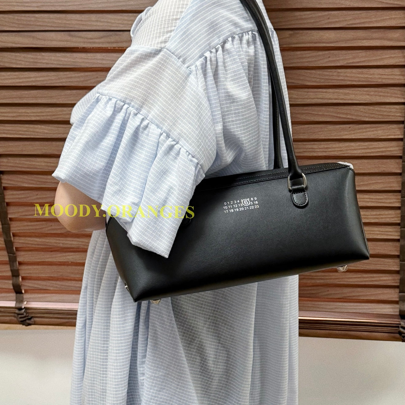 MM6 Maison Margiela Bauletto Bag - MOODY ORANGES