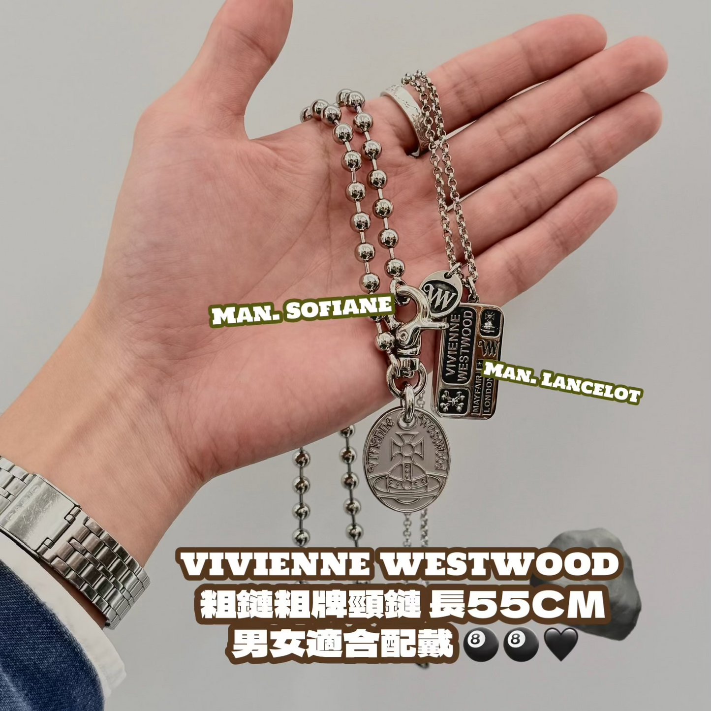 Vivienne Westwood Man Sofiane/ Lancelot Necklace - MOODY ORANGES