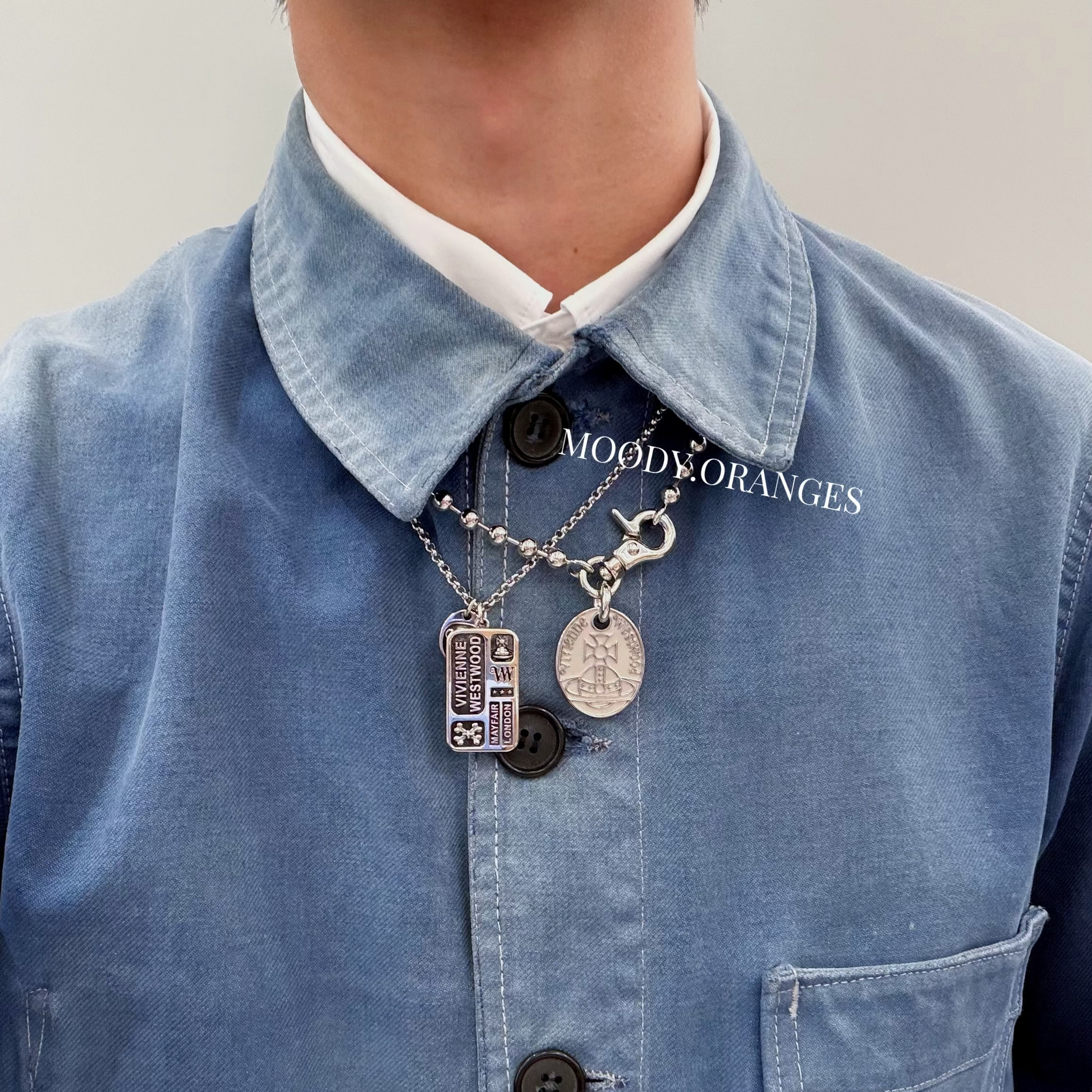 Vivienne Westwood Man Sofiane/ Lancelot Necklace - MOODY ORANGES
